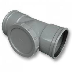 Afvoer PVC - Manchet Ontstoppingsstuk met schroefdeksel 160mm