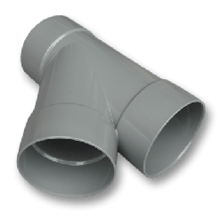 Afvoer PVC T-stuk 45° 160mm
