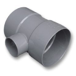 Afvoer PVC T-stuk 90° verloop 160 x 110mm