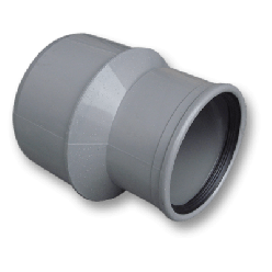 Afvoer PVC - Verloopstuk Spie x Manchetmof 200 x 125mm