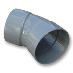 Afvoer PVC Bocht 45° 50mm