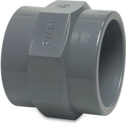 Druk PVC Draadsok / Overgangssok 32mm x 1" lijmmof x binnendraad 10bar