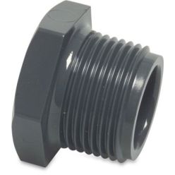 Druk PVC Eindkap / Eindstop met buitendraad 1/2"