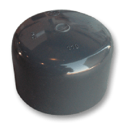 Druk PVC Eindkap / Lijmkap 125mm