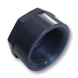 Druk PVC - Eindkap - binnendraad 2½"