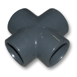 Druk PVC kruisstuk 63mm