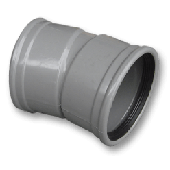 Afvoer PVC - Manchet Bocht 22,5° 160mm