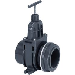 VDL Schuifkraan / Schuifafsluiter 110mm + doorvoer