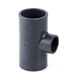 Druk PVC T-stuk 90° verloop 110mm x 90mm x 110mm