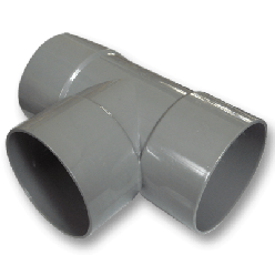 Afvoer PVC T-stuk 90° 75mm