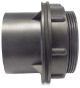 Doorvoer geschroefd 110mm inwendig met lijmmof
