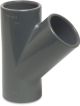 Druk PVC T-stuk 45° 25mm