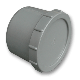 Afvoer PVC Eindstuk met schroefdeksel (spie) 32mm