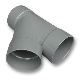 Afvoer PVC T-stuk 45° 125mm