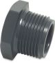 Druk PVC Eindkap / Eindstop met buitendraad 3/8