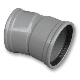 Afvoer PVC - Manchet Bocht 15° 400mm