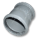 Afvoer PVC Manchet Steekmof met stootrand 125mm