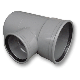 Afvoer PVC - Manchet T-stuk 90° Verloop mof/spie 125 x 110mm