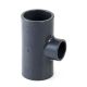 Druk PVC T-stuk 90° verloop 50mm x 32mm x 50mm