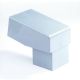 PVC Vierkante stadsuitloop 60 x 100 mm / 80mm x 80mm