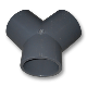 Druk PVC Y-stuk 63mm